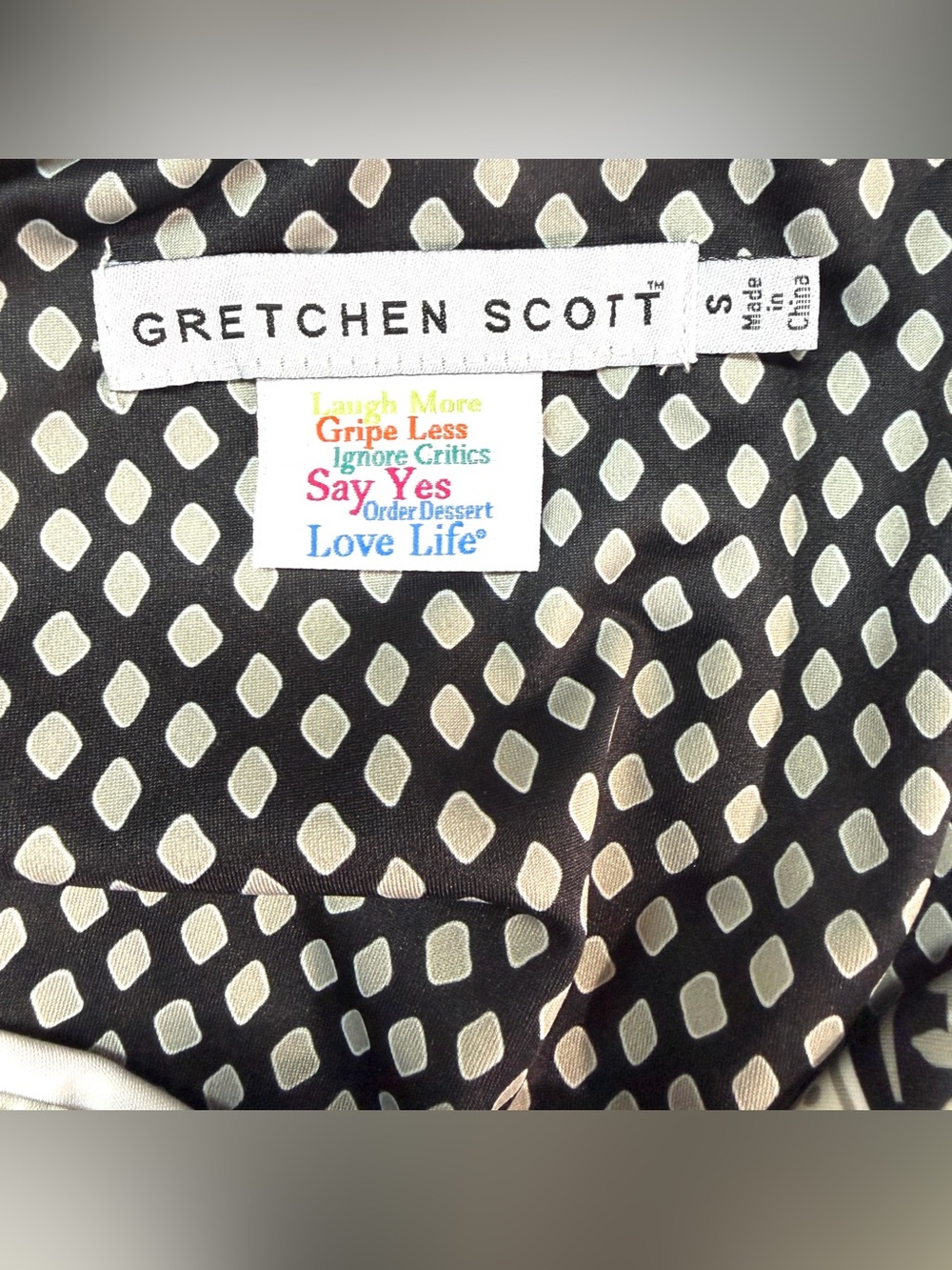 Gretchen Scott Women’s Ruffneck Jersey Plentiful Paisley Midi Dress Size Small - Picture 4 of 11